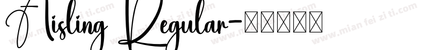 Aisling Regular字体转换